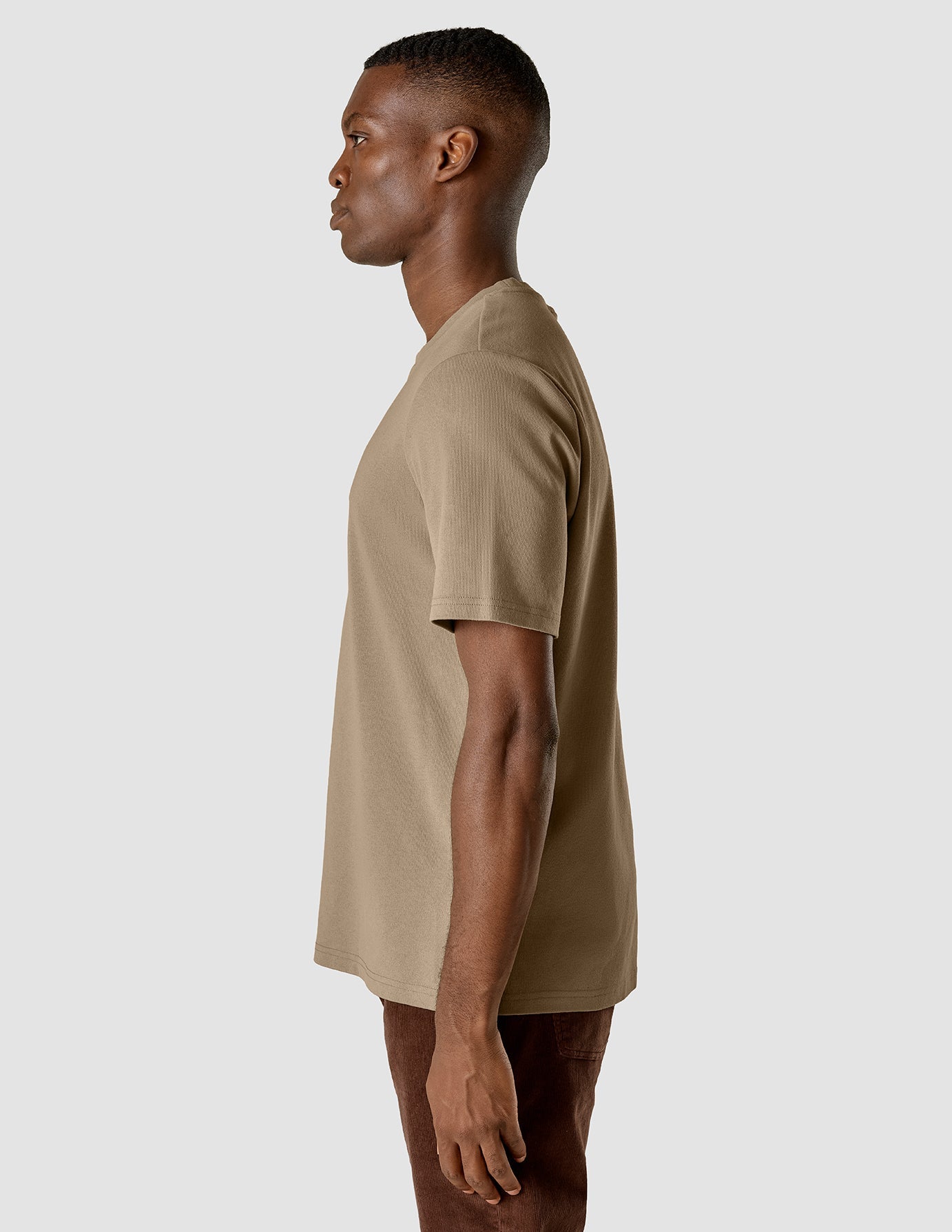 Heavy Box Fit T-shirt Khaki